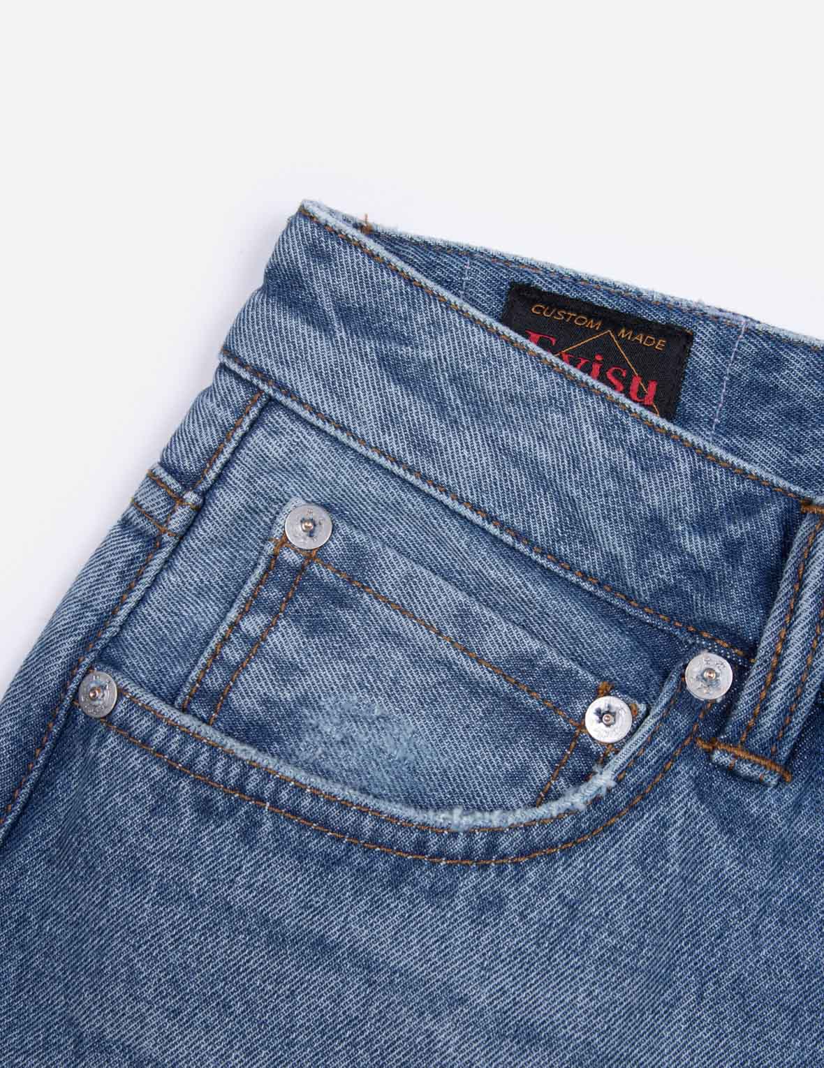 Seagull and Heart Embossed Fashion Fit Jeans – EVISU
