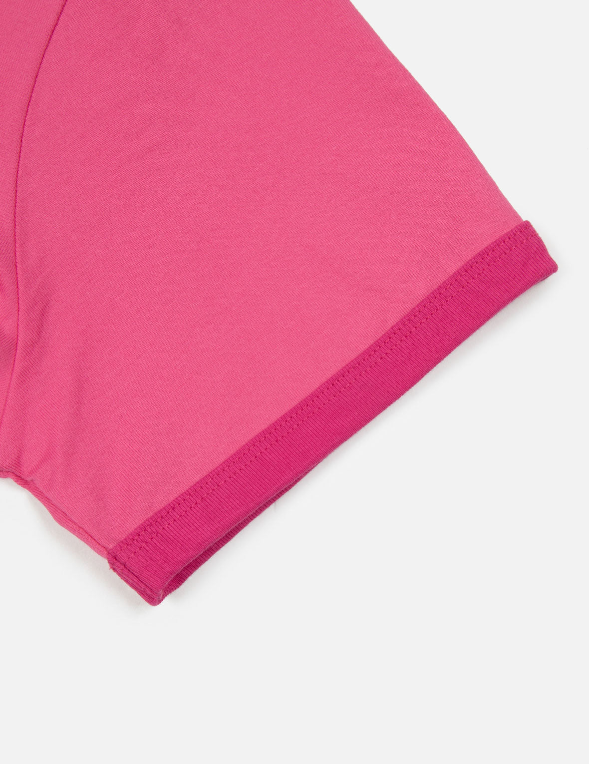 Logo and Takoyaki Daruma Print Regular Fit Ringer T-shirt