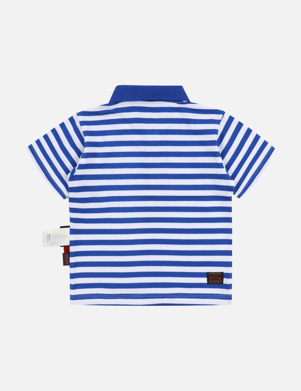 Striped Pattern and Seagull Print Regular Fit Polo Shirt – EVISU
