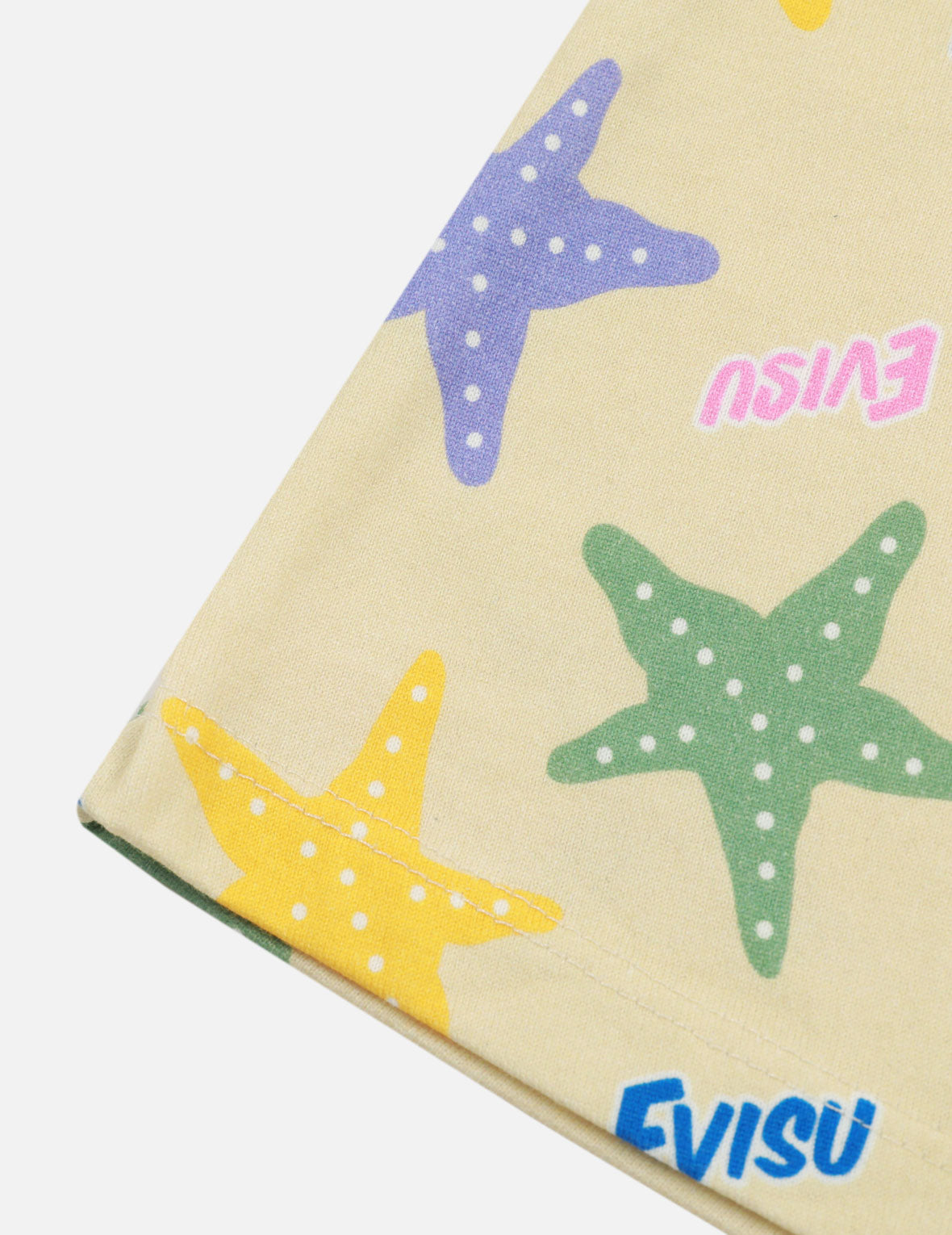 Allover Logo and Starfish Print Regular Fit Dress