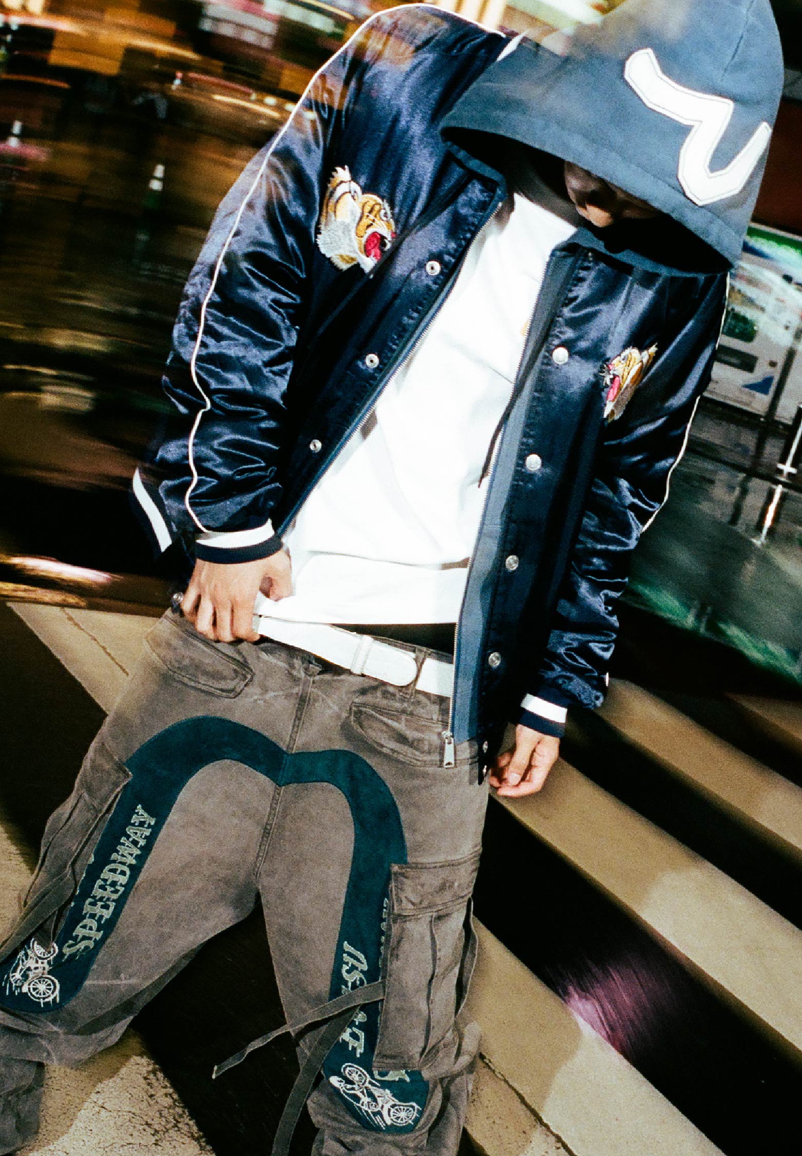 natume　EVISU Hakutaku Embroidery Relax Fit Denim Jacket – EVISU