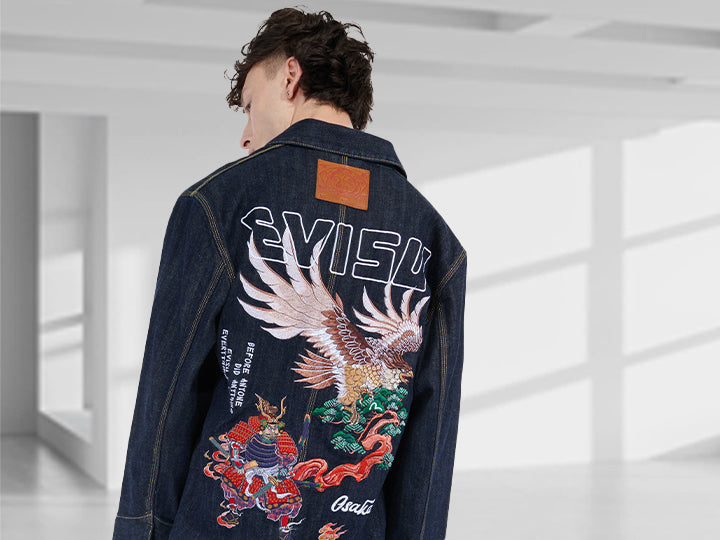 Jacket evisu store